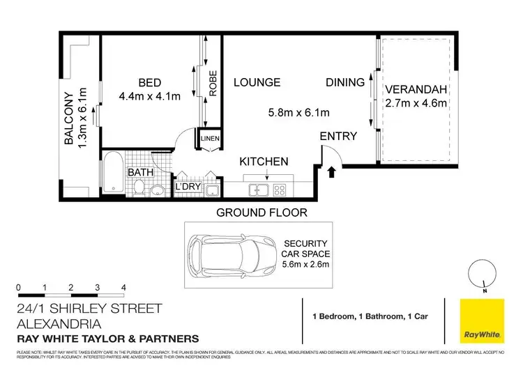 Floorplan of Homely apartment listing, 24/1 Shirley Street, Alexandria NSW 2015