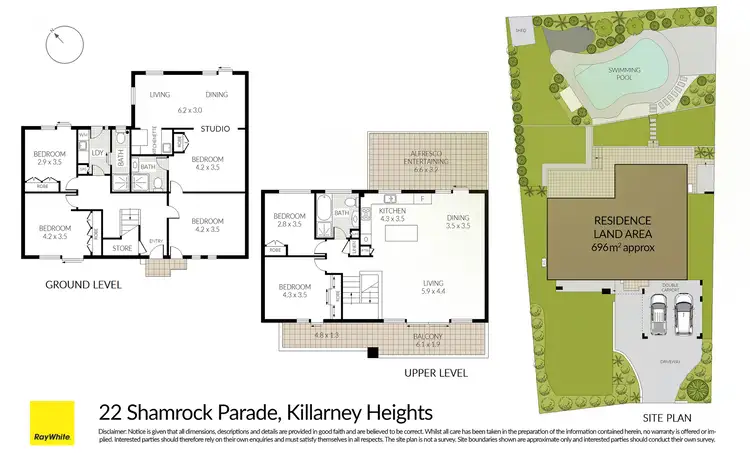 Floorplan of Homely house listing, 22 Shamrock Parade, Killarney Heights NSW 2087