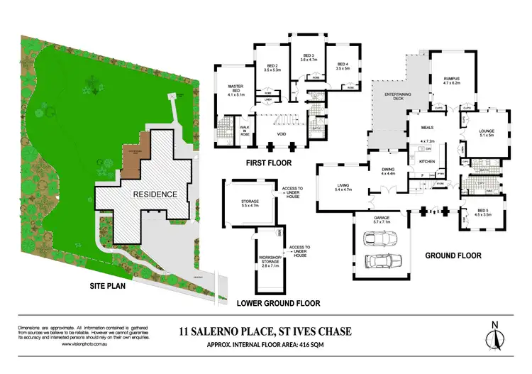 Floorplan of Homely house listing, 11 Salerno Place, St Ives NSW 2075