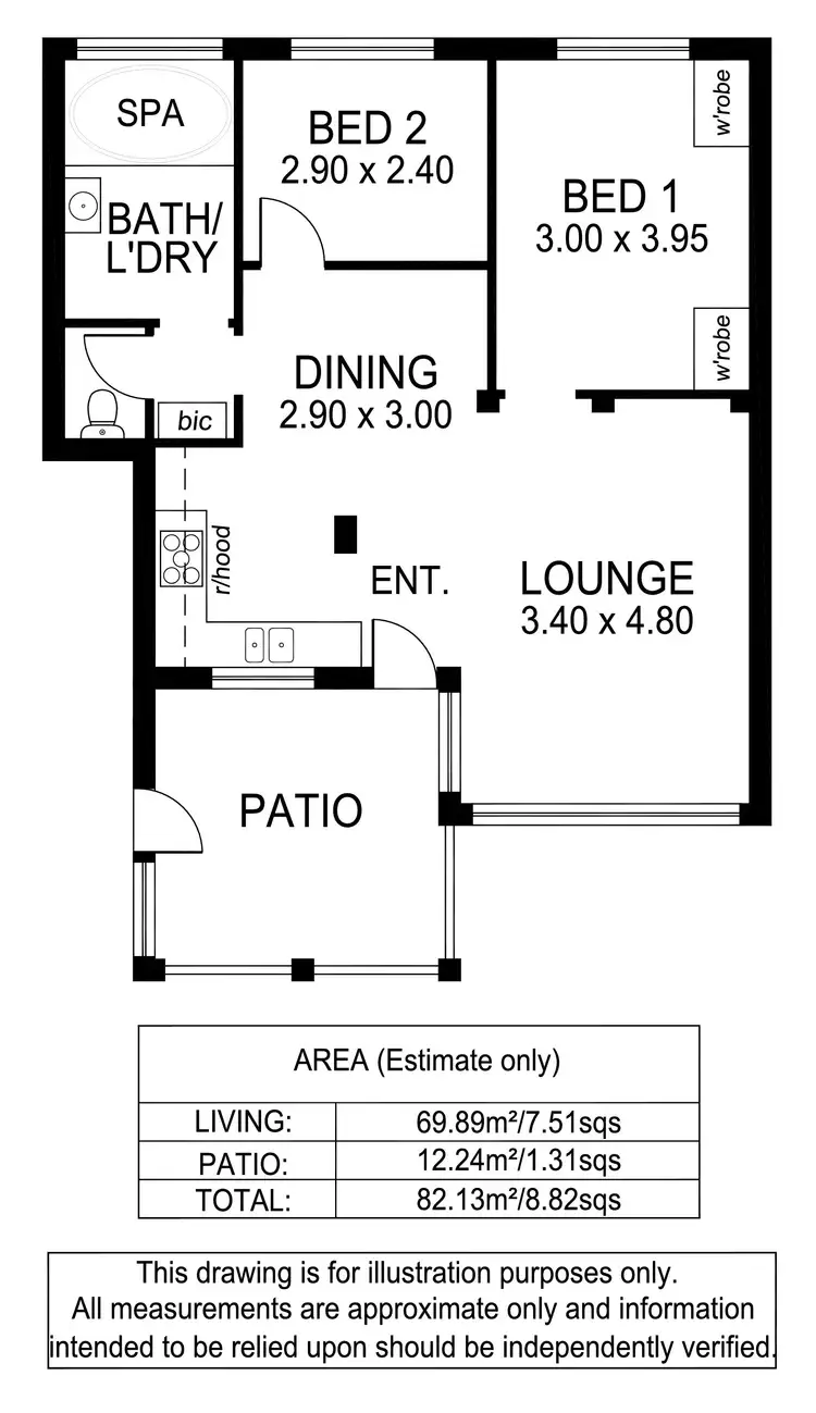 Floorplan of Homely unit listing, 20/197-201 Anzac Highway, Plympton SA 5038
