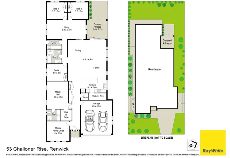 Floorplan of Homely house listing, 53 Challoner Rise, Renwick NSW 2575