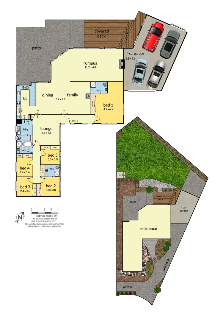 Floorplan of Homely house listing, 4 Rowland Court, Glen Waverley VIC 3150