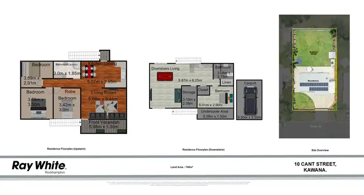 Floorplan of Homely house listing, 10 Cant Street, Kawana QLD 4701