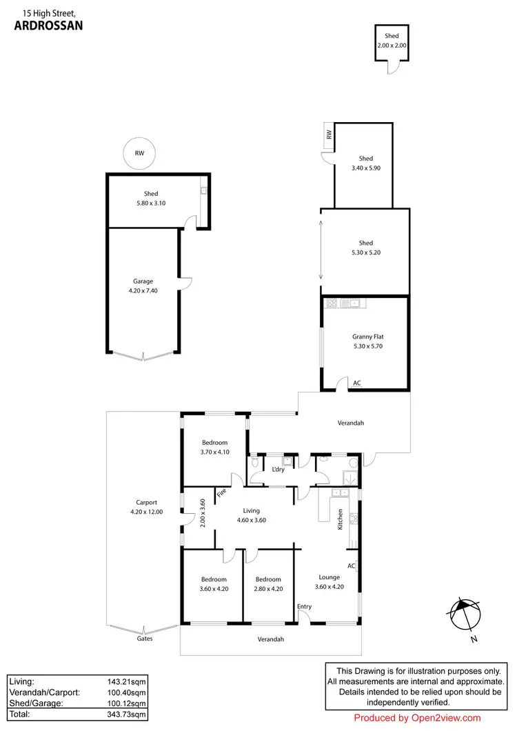 Floorplan of Homely house listing, 15 High Street, Ardrossan SA 5571
