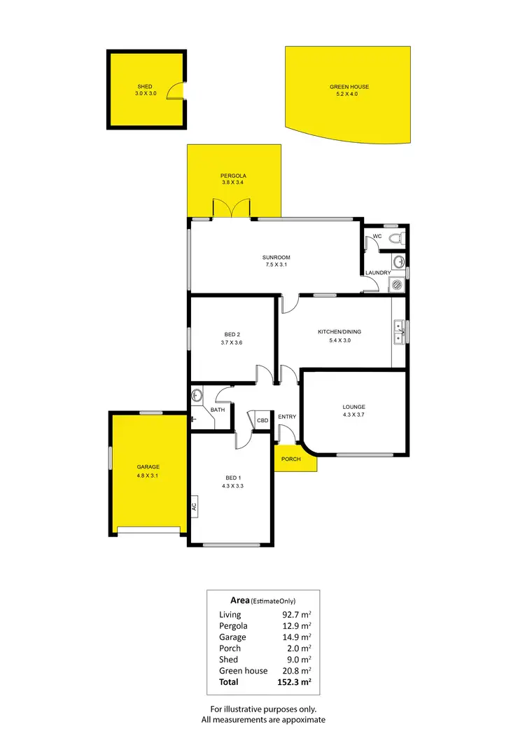 Floorplan of Homely house listing, 4 Strathcona Avenue, Clapham SA 5062