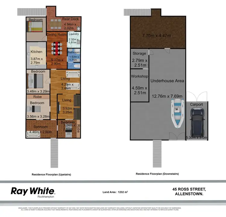 Floorplan of Homely house listing, 45 Ross Street, Allenstown QLD 4700