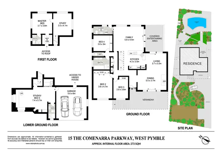 Floorplan of Homely house listing, 15 The Comenarra Parkway, West Pymble NSW 2073