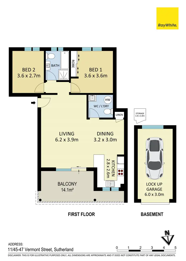 Floorplan of Homely apartment listing, 11/45-47 Vermont Street, Sutherland NSW 2232