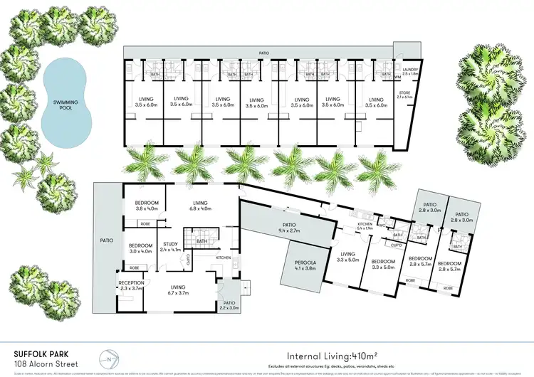 Floorplan of Homely other listing, 108 Alcorn Street, Suffolk Park NSW 2481