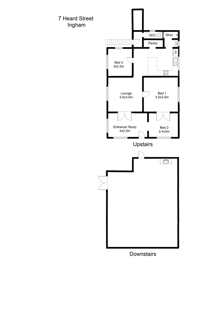 Floorplan of Homely house listing, 7 Heard Street, Ingham QLD 4850