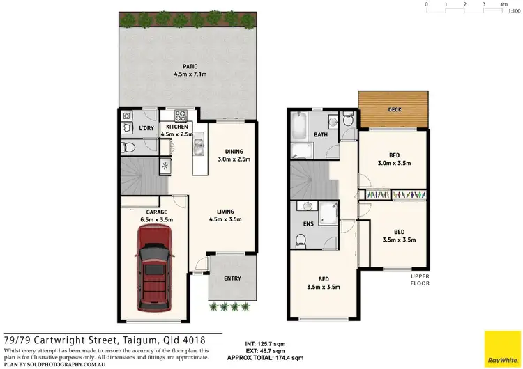 Floorplan of Homely townhouse listing, 79/79 Cartwright Street, Taigum QLD 4018