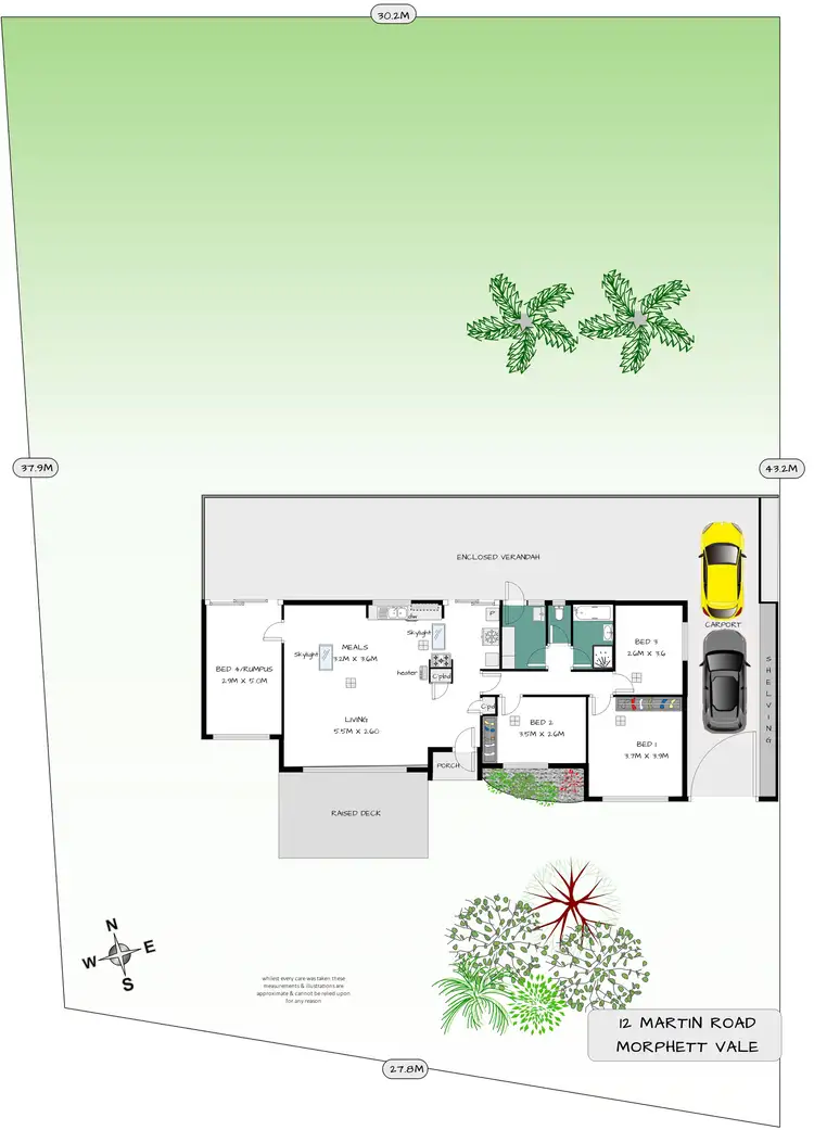Floorplan of Homely house listing, 12 Martin Road, Morphett Vale SA 5162