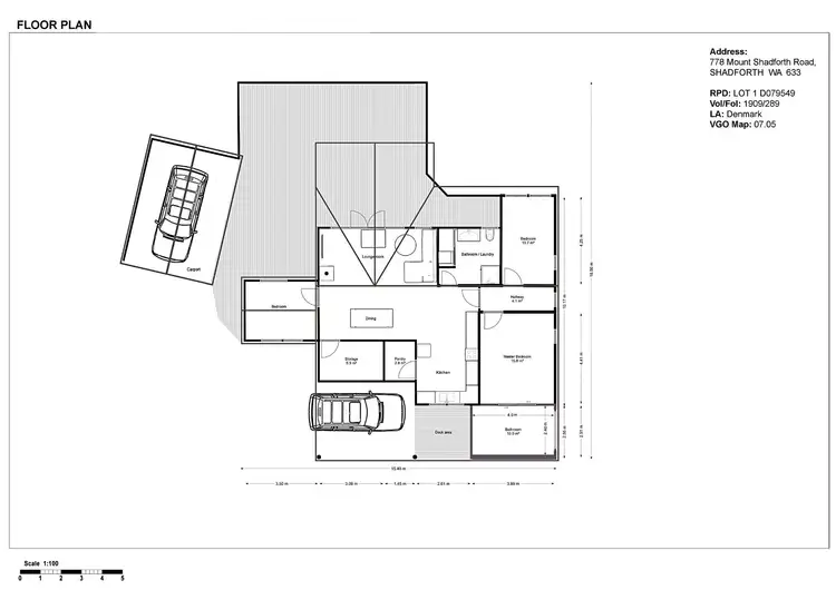 Floorplan of Homely house listing, 788 Mount Shadforth Road, Denmark WA 6333