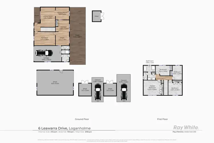 Floorplan of Homely house listing, 6-8 Leawarra Drive, Loganholme QLD 4129