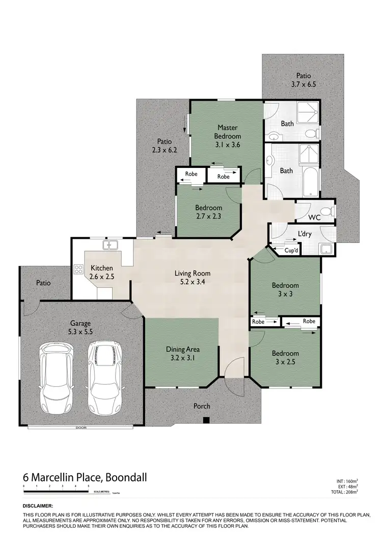 Floorplan of Homely house listing, 6 Marcellin Place, Boondall QLD 4034