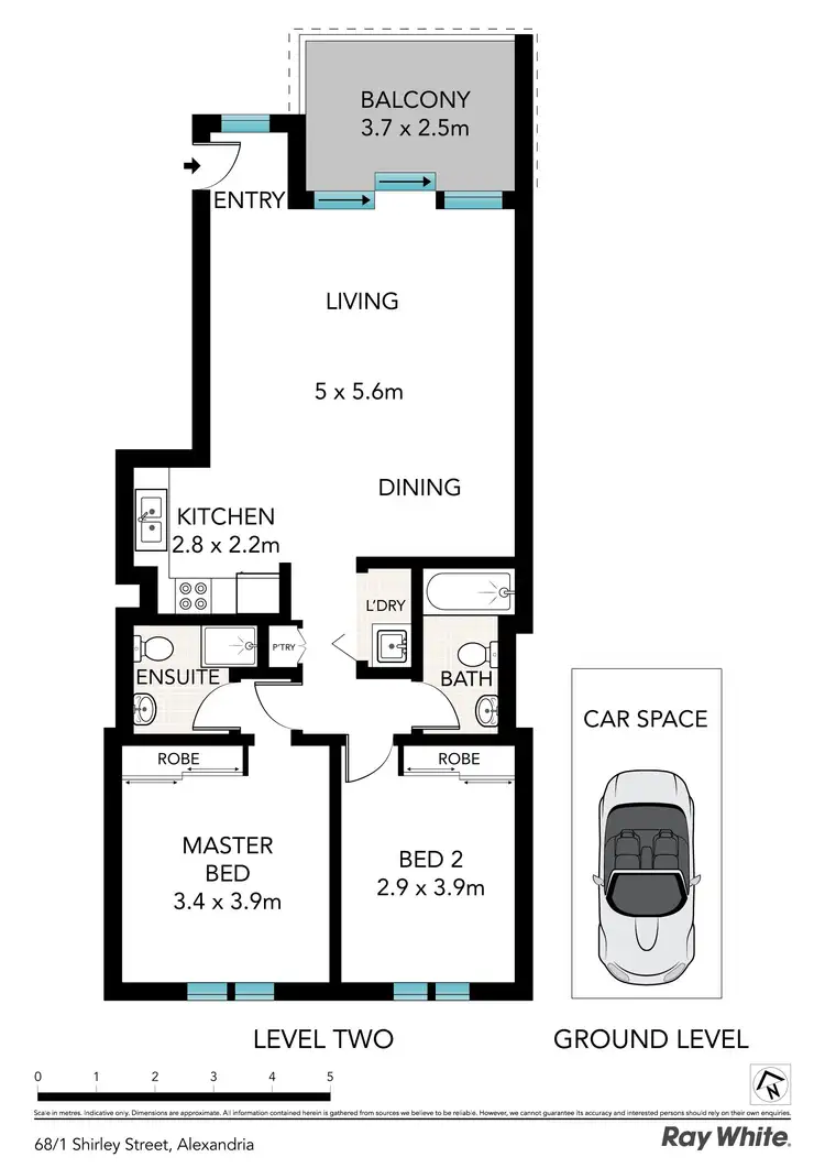 Floorplan of Homely apartment listing, 68/1 Shirley Street, Alexandria NSW 2015