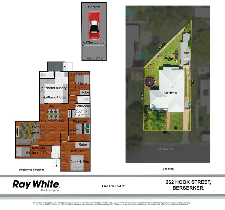 Floorplan of Homely house listing, 262 HOOK Street, Berserker QLD 4701