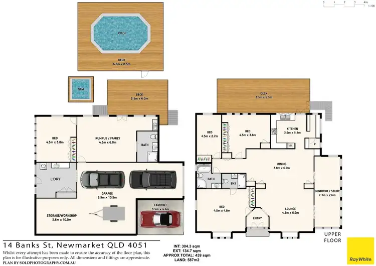 Floorplan of Homely house listing, 14 Banks Street, Newmarket QLD 4051