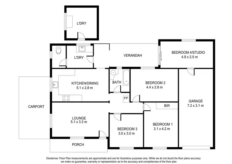 Floorplan of Homely house listing, 88 Harrald Street, Mount Gambier SA 5290