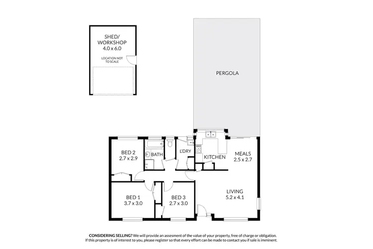 Floorplan of Homely house listing, 1 Carey Crescent, Bacchus Marsh VIC 3340