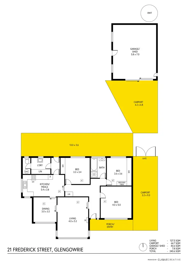 Floorplan of Homely house listing, 21 Frederick Street, Glengowrie SA 5044