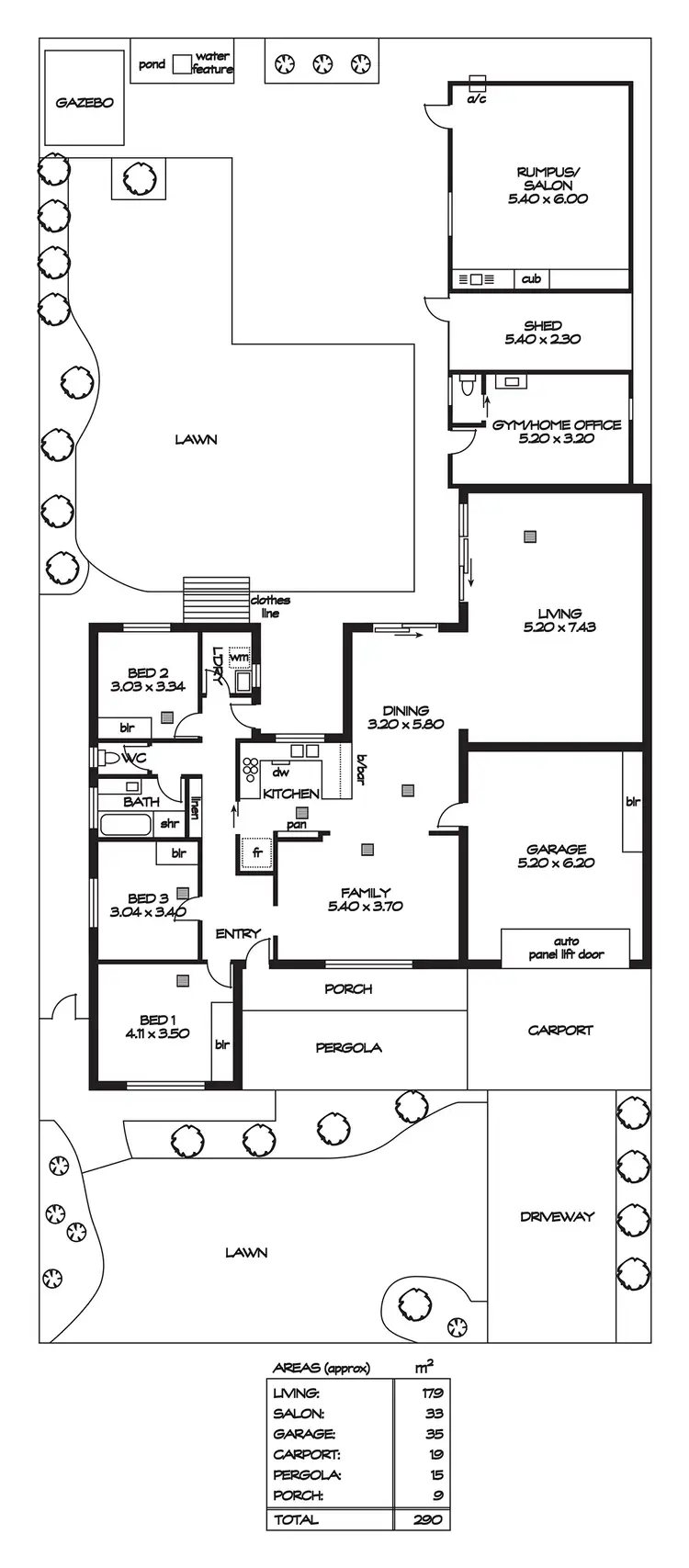 Floorplan of Homely house listing, 10 Birch Grove, Dernancourt SA 5075