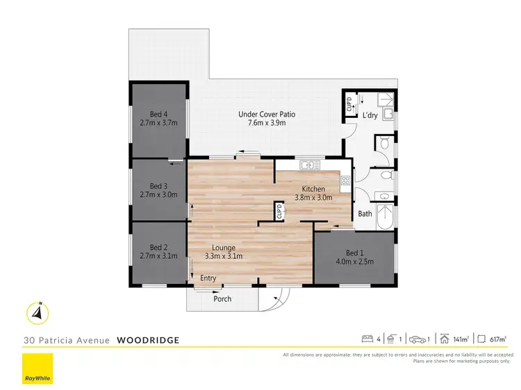 Floorplan of Homely house listing, 30 Patricia Avenue, Woodridge QLD 4114
