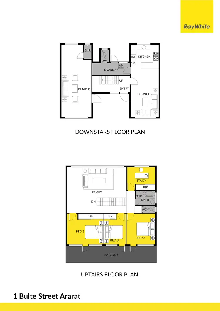 Floorplan of Homely house listing, 1 Bulte Street, Ararat VIC 3377