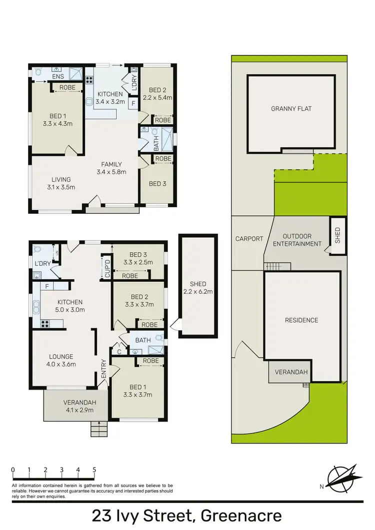 Floorplan of Homely house listing, 23 Ivy Street, Greenacre NSW 2190