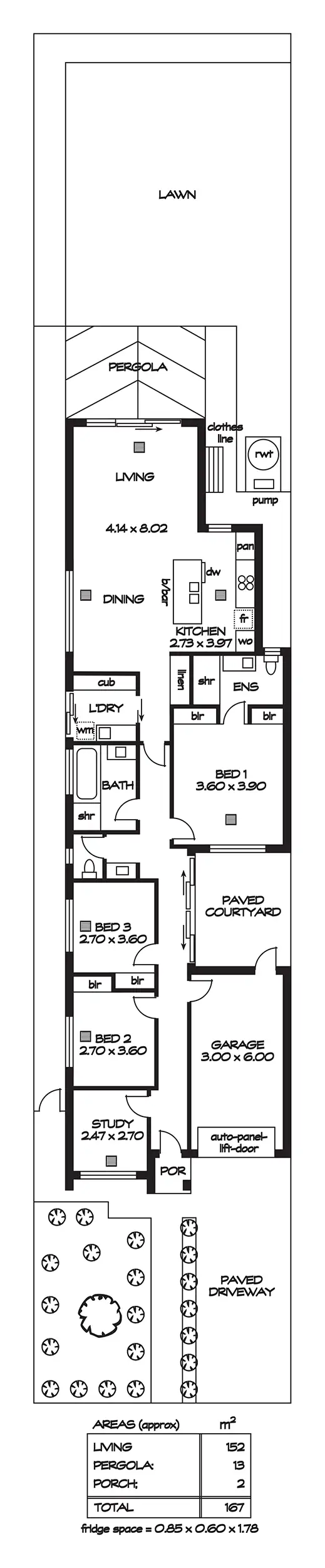 Floorplan of Homely house listing, 48A Darlington Street, Enfield SA 5085
