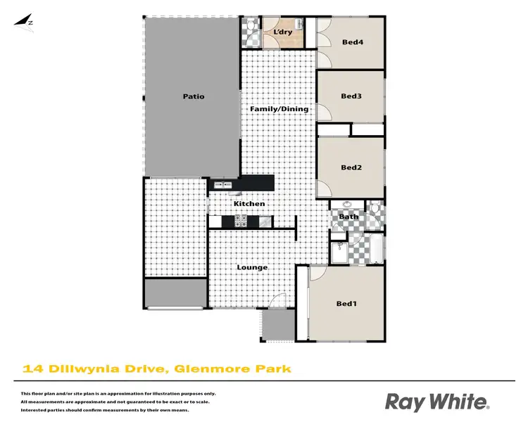 Floorplan of Homely house listing, 14 Dillwynia Drive, Glenmore Park NSW 2745