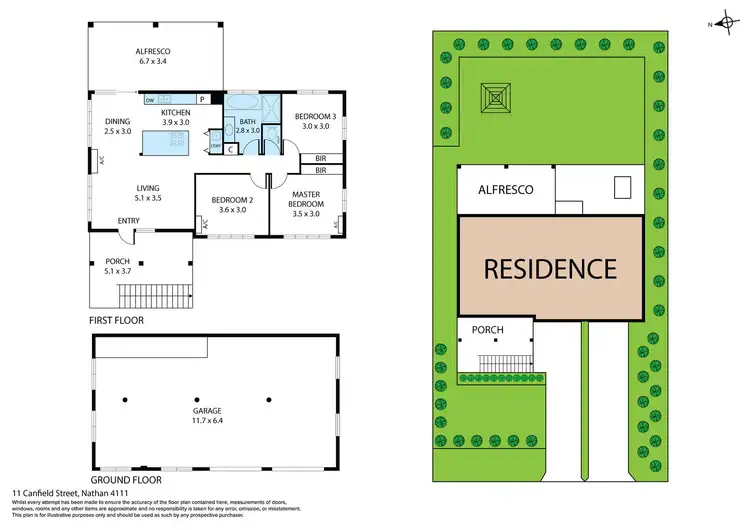 Floorplan of Homely house listing, 11 Canfield Street, Nathan QLD 4111