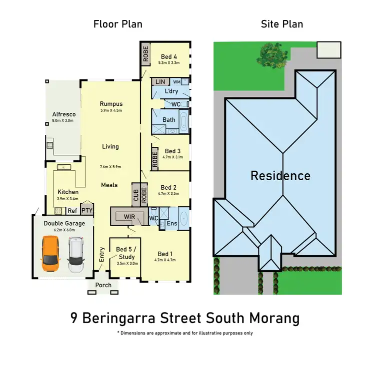 Floorplan of Homely house listing, 9 Beringarra Street, South Morang VIC 3752