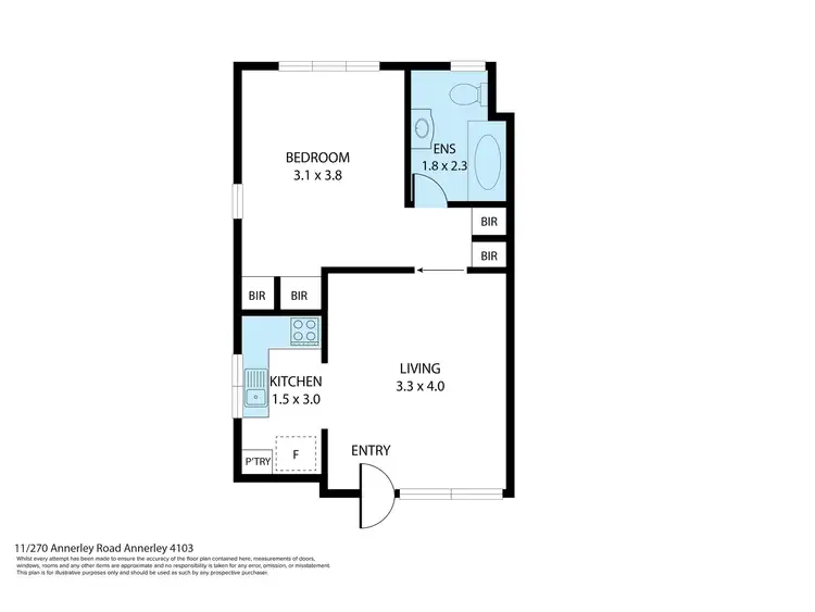 Floorplan of Homely unit listing, 11/270 Annerley Road, Annerley QLD 4103