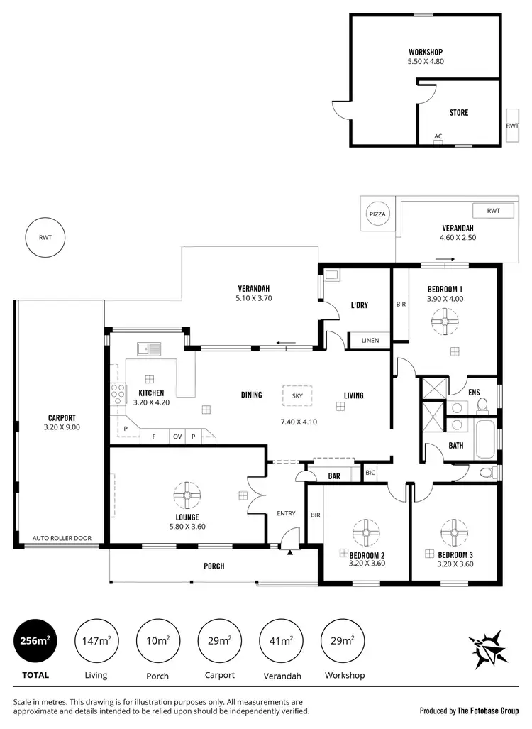 Floorplan of Homely house listing, 52 Horseshoe Drive, Aberfoyle Park SA 5159
