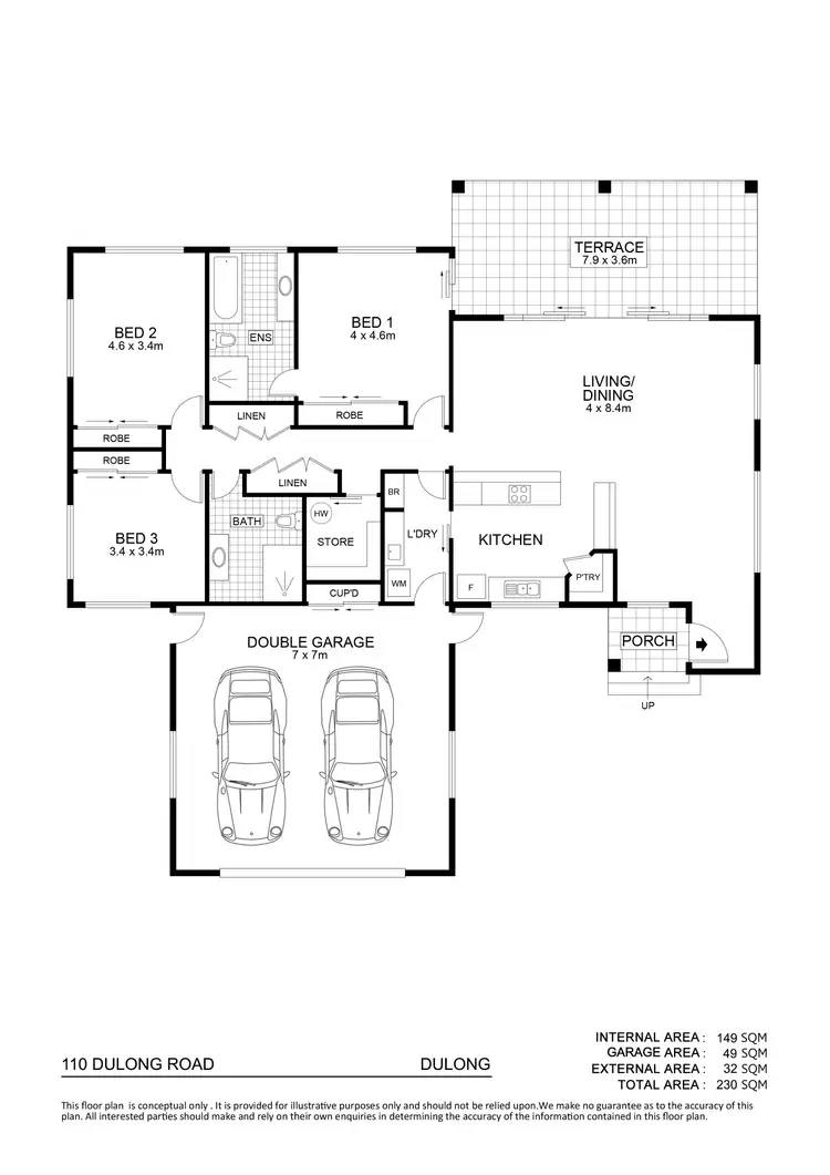 Floorplan of Homely house listing, 110 Dulong Road, Dulong QLD 4560