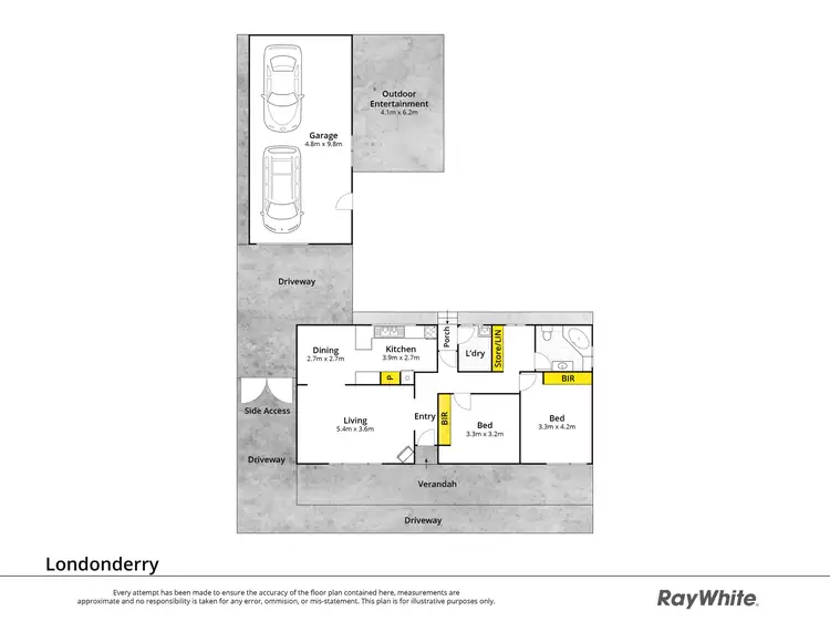Floorplan of Homely house listing, 10 Hughes Street, Londonderry NSW 2753