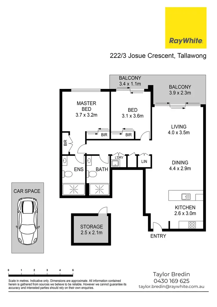 Floorplan of Homely apartment listing, 222/3 Josue Crescent, Schofields NSW 2762
