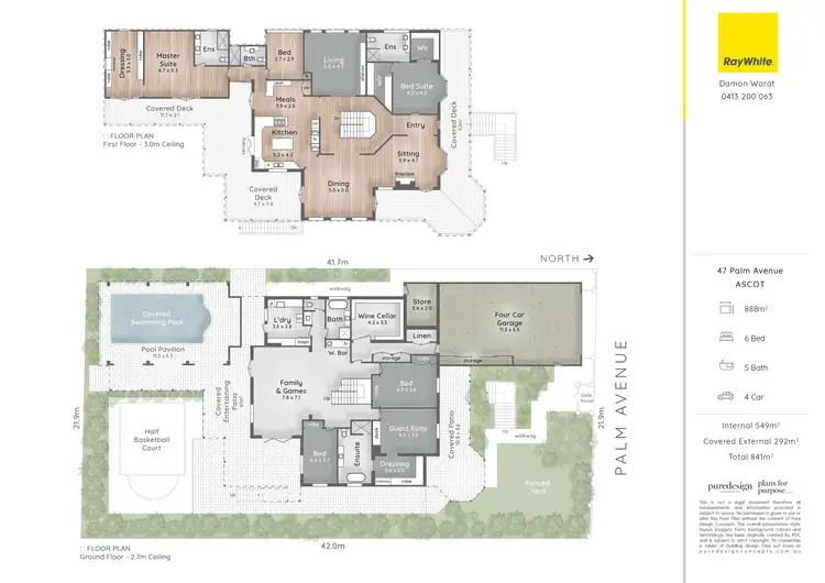 Floorplan of Homely house listing, 47 Palm Avenue, Ascot QLD 4007