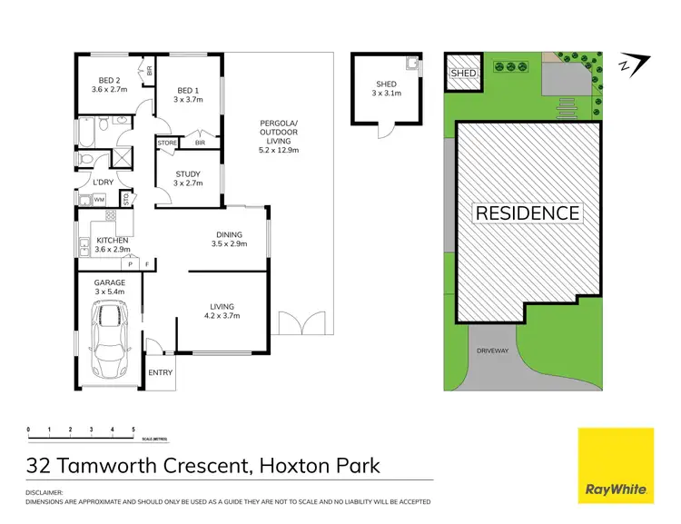 Floorplan of Homely house listing, 32 Tamworth Crescent, Hoxton Park NSW 2171
