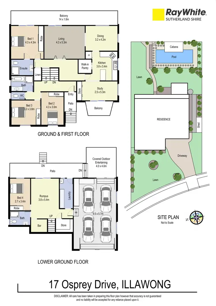 Floorplan of Homely house listing, 17 Osprey Drive, Illawong NSW 2234