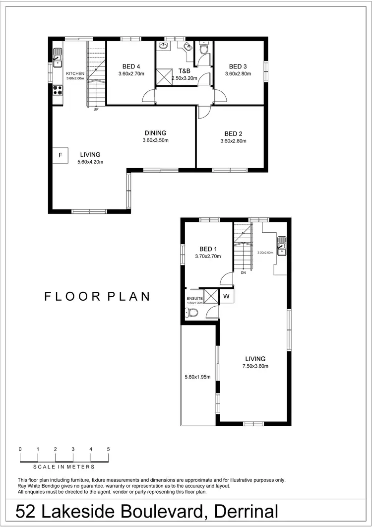Floorplan of Homely house listing, 52 Lakeside Boulevard, Derrinal VIC 3523