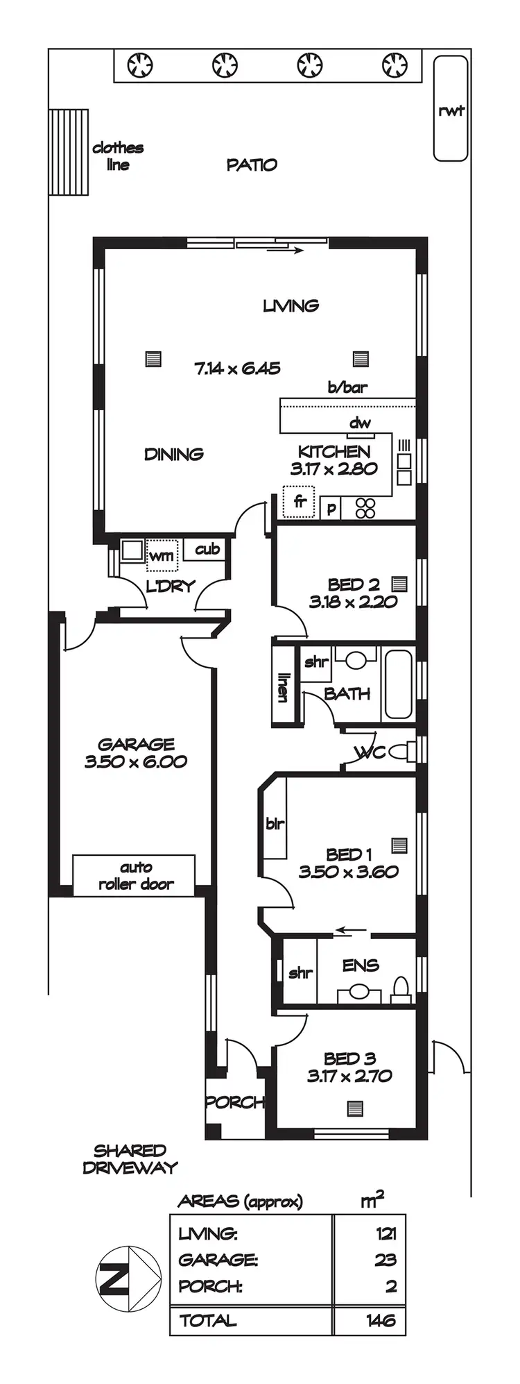 Floorplan of Homely house listing, 2/11B Eliza Street, Salisbury SA 5108
