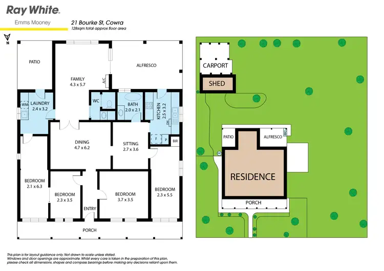 Floorplan of Homely house listing, 21 Bourke Street, Cowra NSW 2794