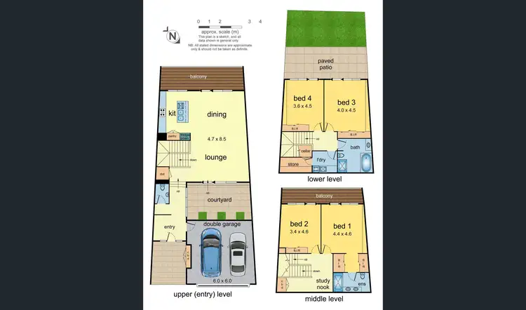 Floorplan of Homely house listing, 46 Waverley Park Drive, Mulgrave VIC 3170
