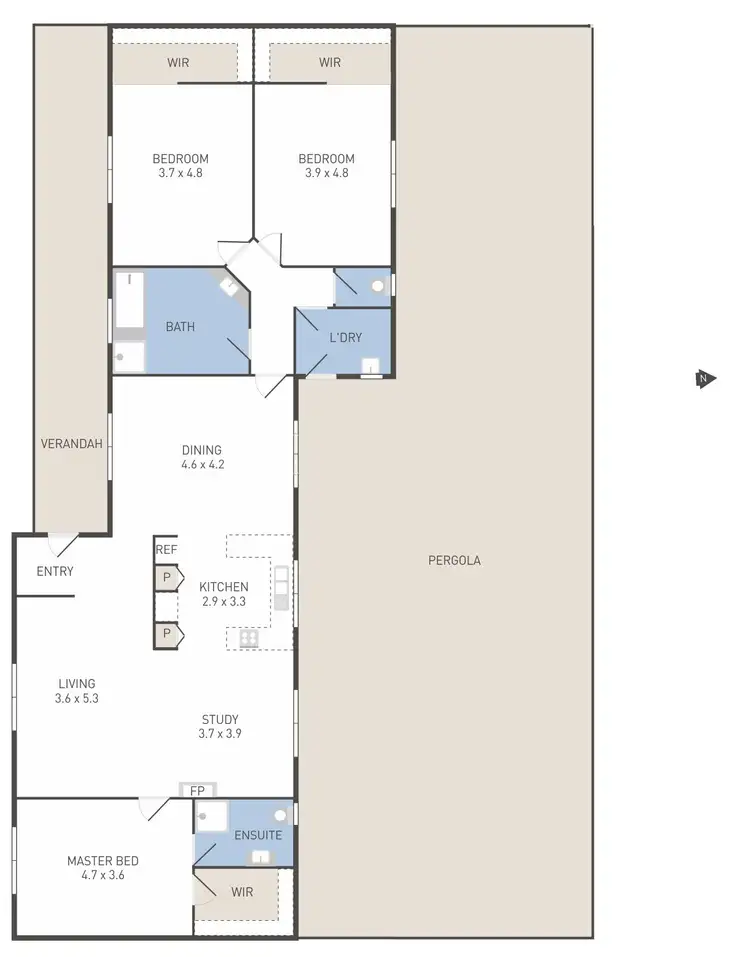 Floorplan of Homely house listing, 95 Bates Road, Little River VIC 3211