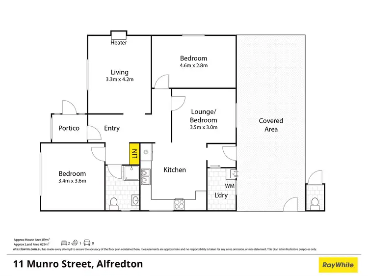 Floorplan of Homely house listing, 11 Munro Street, Alfredton VIC 3350
