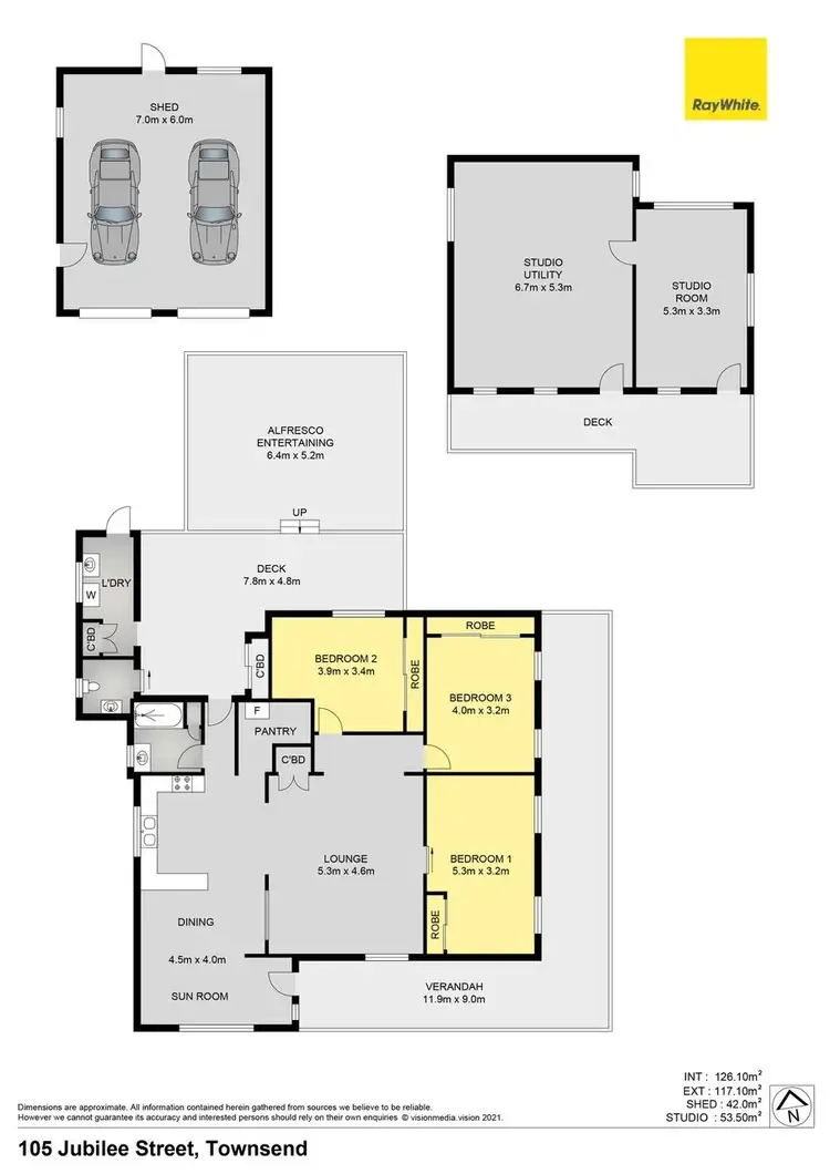 Floorplan of Homely house listing, 105 Jubilee Street, Townsend NSW 2463