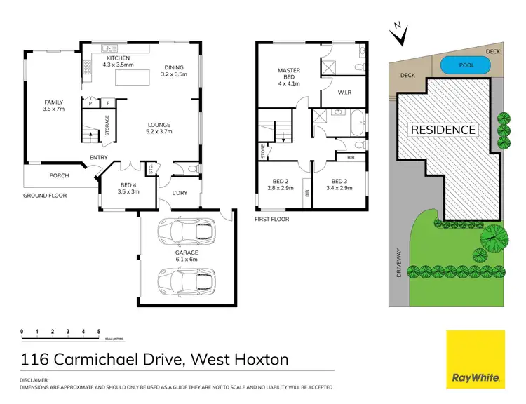 Floorplan of Homely house listing, 116 Carmichael Drive, West Hoxton NSW 2171