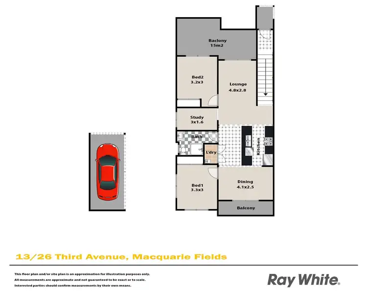 Floorplan of Homely house listing, 13/26 Third Avenue, Macquarie Fields NSW 2564